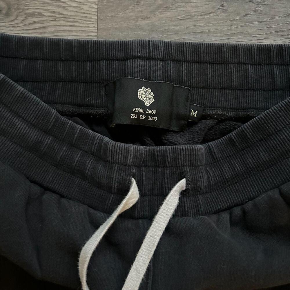 Darc Sport Wolves 'Final Drop' Limited Edition Sweatpants Black Size M